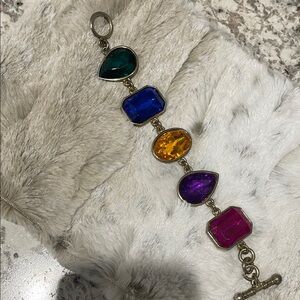 Colorful Vintage  Gemstone Bracelet